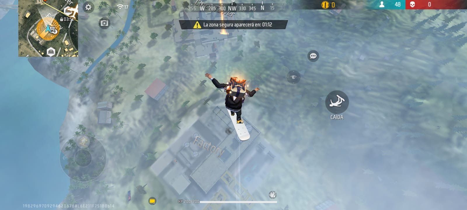 Free Fire — sensibilidad y HUD