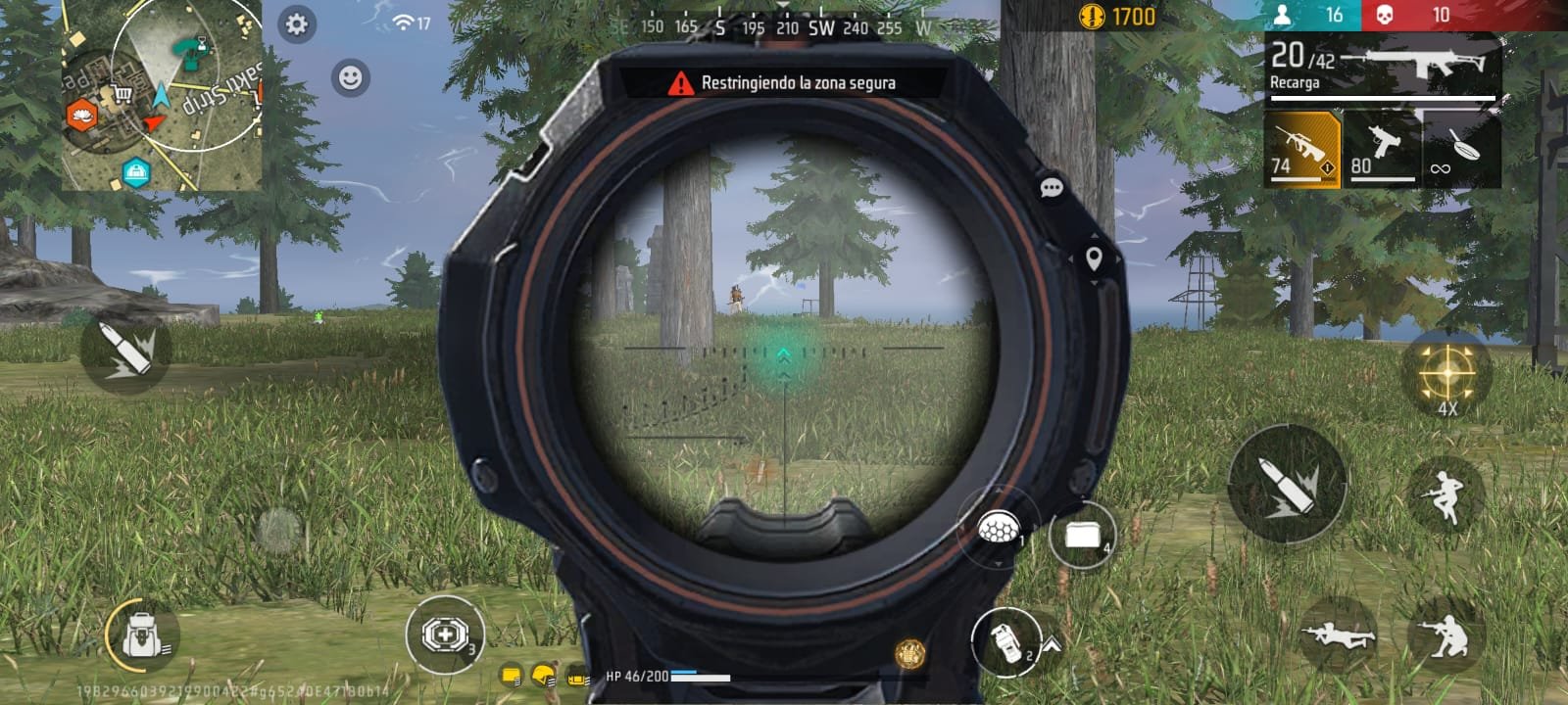 Free Fire — granadas y utilidad